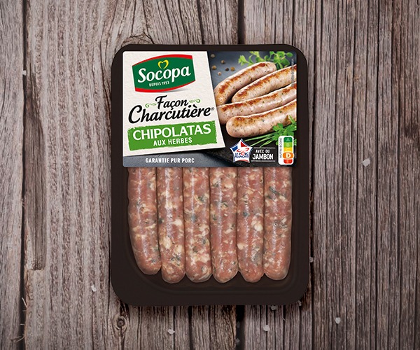 Chipolatas supérieures aux herbes
