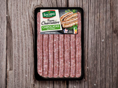Chipolatas supérieures aux herbes 80g