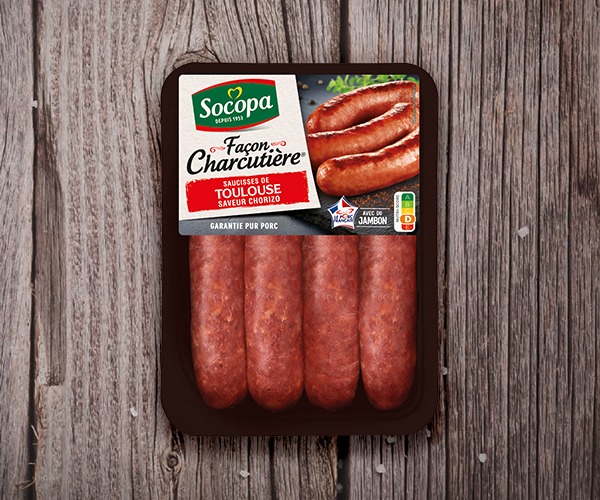 Saucisses de Toulouse saveur chorizo
