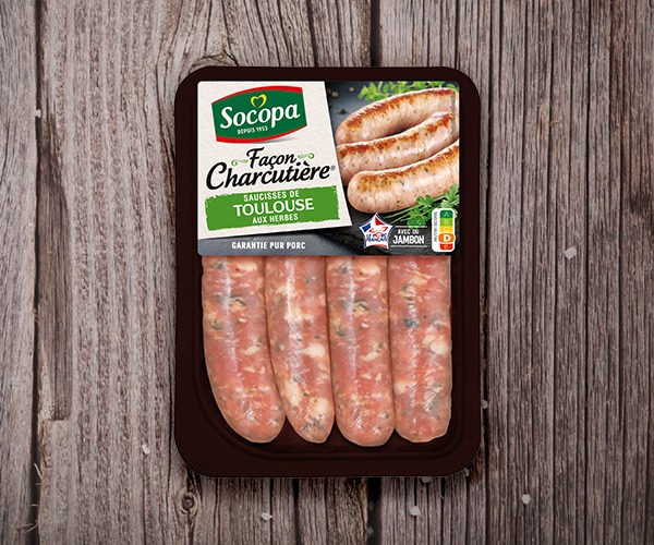 Saucisses de Toulouse aux herbes
