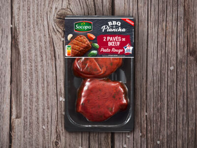 2 pavés de boeuf Pesto rouge
