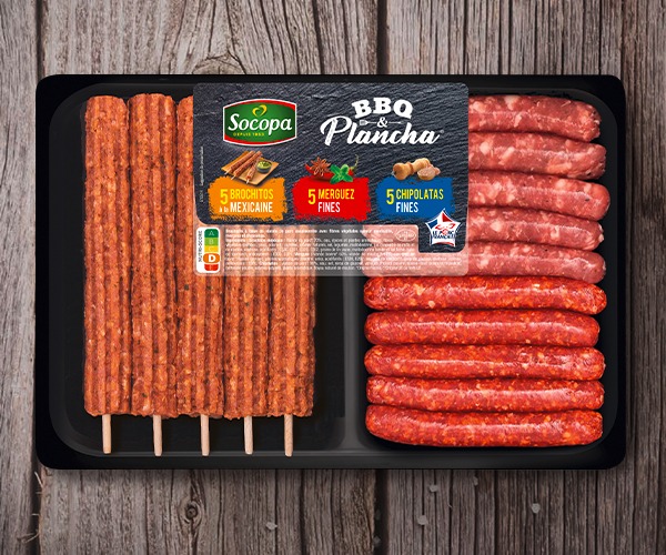 Plateau BBQ & Plancha Brochitos et fines
