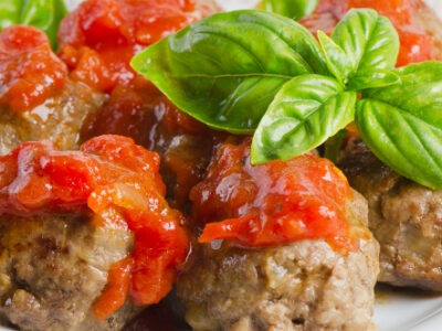 Boulettes à la sauce tomate et au thym