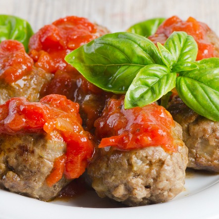 Boulettes à la sauce tomate et au thym