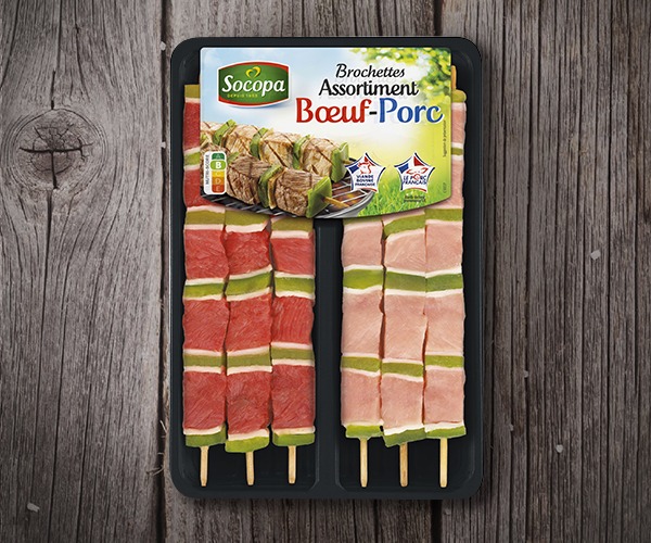 Assortiment de brochettes