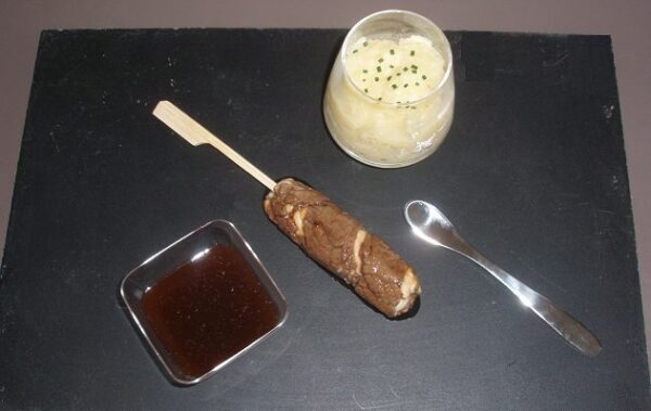 Brochettes boeuf fromage