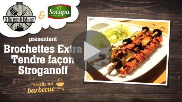 Brochettes Extra Tendre façon Stroganoff