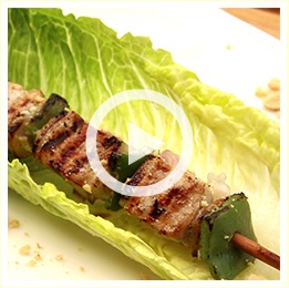 Brochettes Extra Tendre façon thaï
