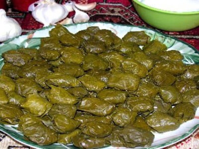 Dolmas ou feuilles de vigne