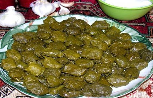 Dolmas ou feuilles de vigne