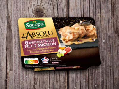 6 médaillons de filet mignon et garniture gourmande
