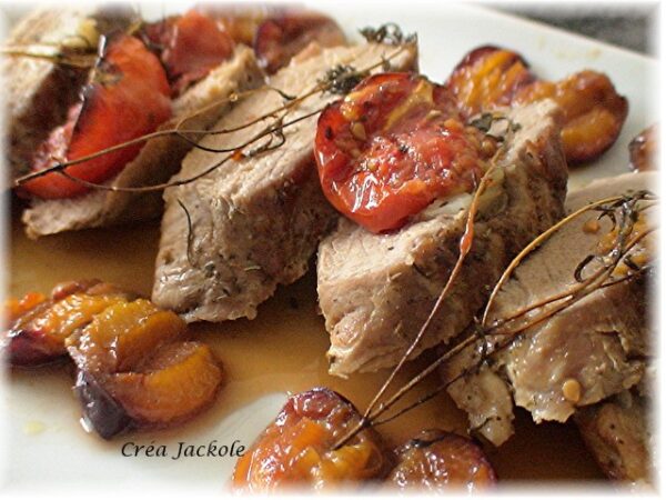 Filet mignon de porc aux quetsches
