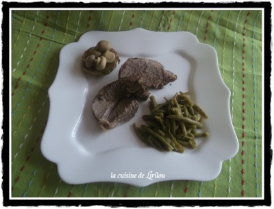 Gigot d’agneau braisé au foin et son petit nid forestier