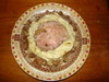 Gratin chouchou et son échine de porc