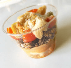 Hamburger en verrine