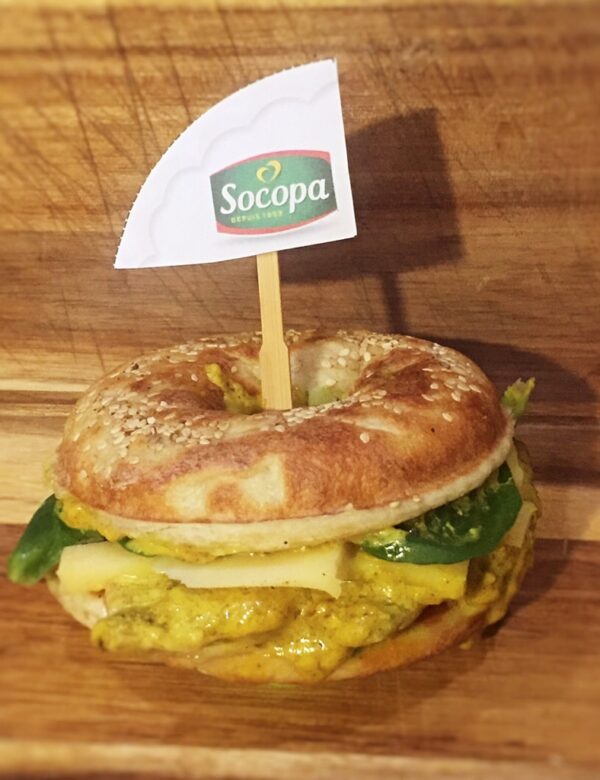 Le Soco’ Bagel à l’indienne