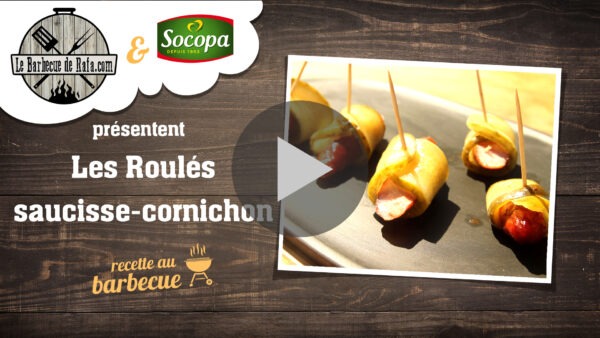 Les roulés saucisse-cornichon