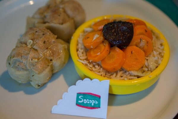 Paupiettes de veau aux carottes et pruneaux
