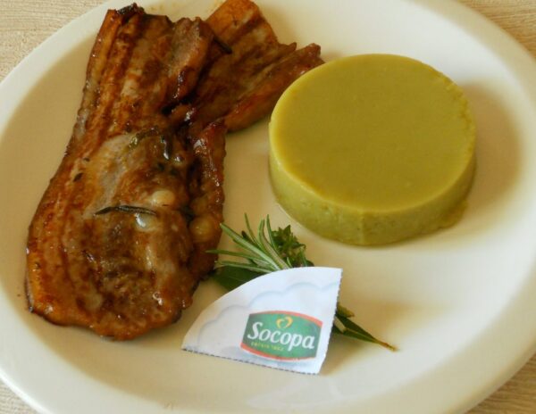 Poitrine de porc croustillante