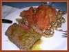 Rôti de boeuf et tagliatelles à la tapenade