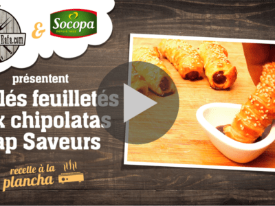 Roulés feuilletés Chipolatas Cap Saveurs
