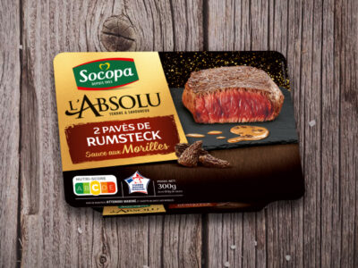 2 Pavés de Rumsteck sauce aux Morilles