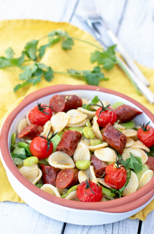 Salade orientale avec les merguez fortes Cap Saveur