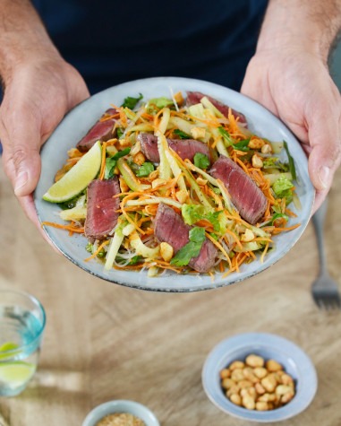 Salade Thaï aux Pavés de Rumsteck aux 3 poivres