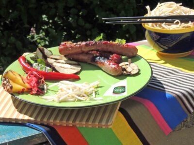 Saucisses marinées – grillées façon Thaïe