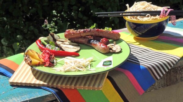 Saucisses marinées – grillées façon Thaïe