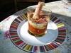 Serrano en compotée de tomates