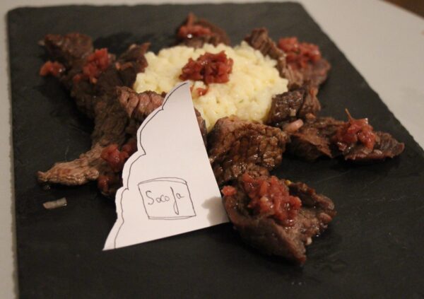 Soleil de bavette de boeuf chimichurri