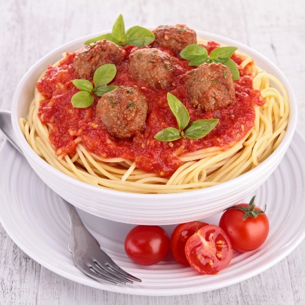 spaghettis aux boulettes de boeuf : Recette de spaghettis aux boulettes de  boeuf