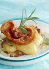 Veau à l’emmental, pancetta et sauge