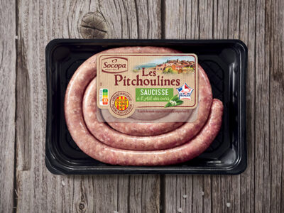 Saucisse roulée à l’ail des ours