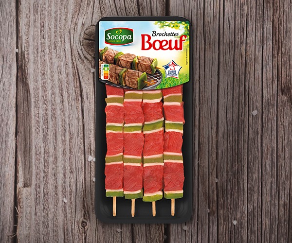 Brochette de boeuf au barbecue - Socopa