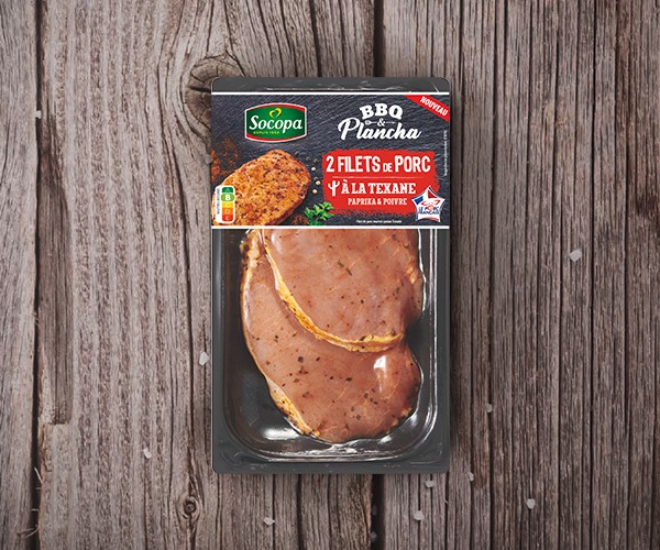 2 filets de porc à la Texane