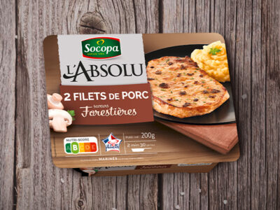 Filets de porc saveurs forestières