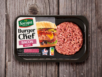 Burger du Chef porc goût bacon