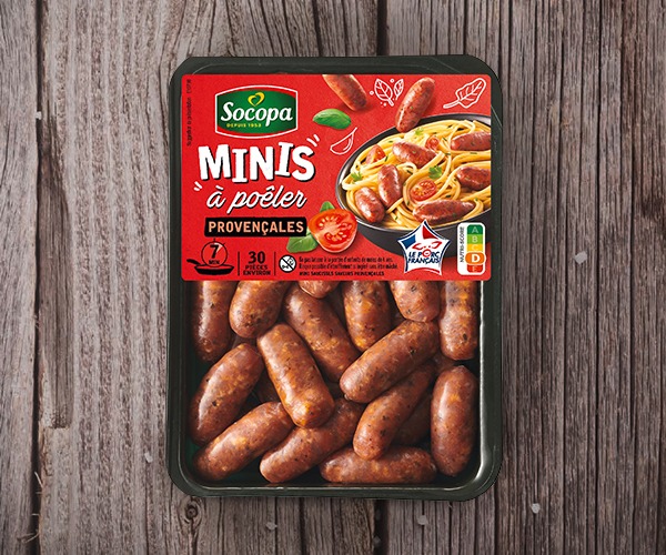 Minis saucisses à poêler saveurs provençales