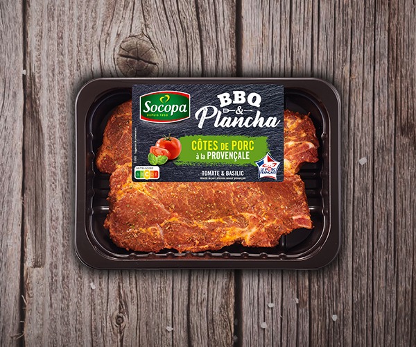 2 côtes de porc à la Provençale