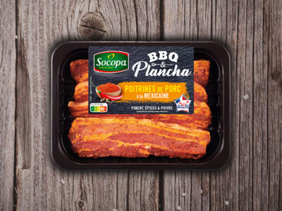 4 poitrines de porc à la Mexicaine