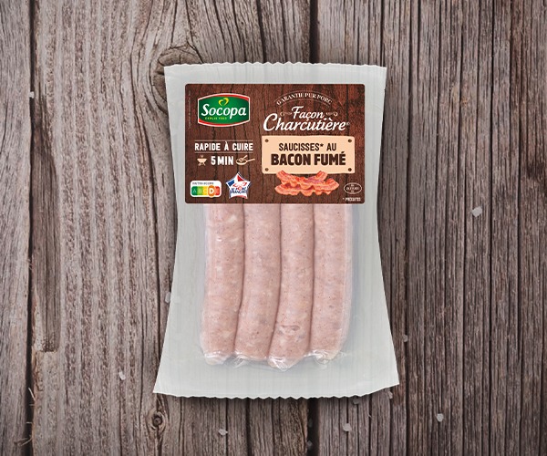 Saucisses au Bacon Fumé