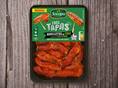 Aiguillettes de porc saveur italienne