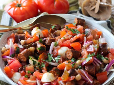 Salade de tomates à l’orientale