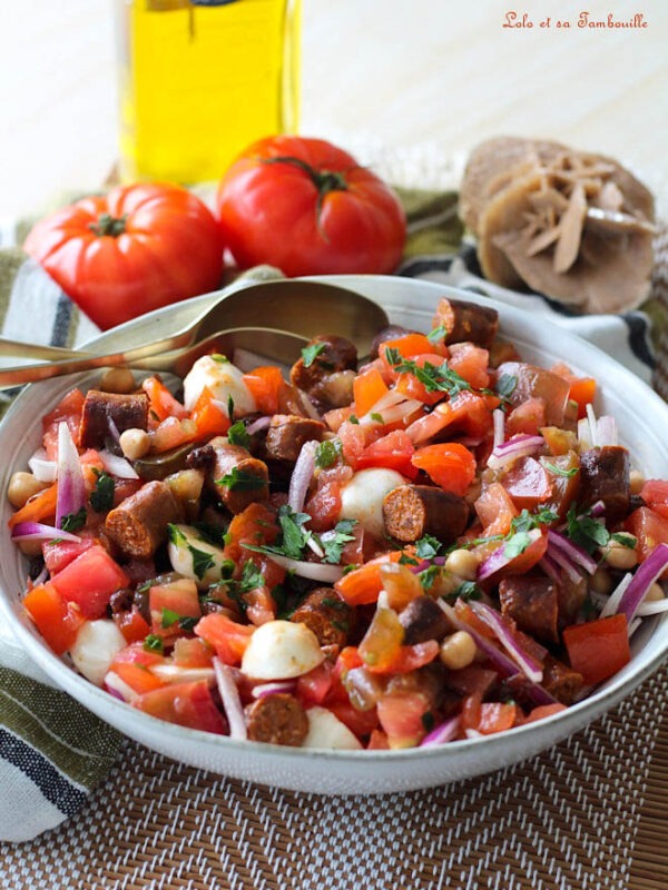 Salade de tomates à l’orientale