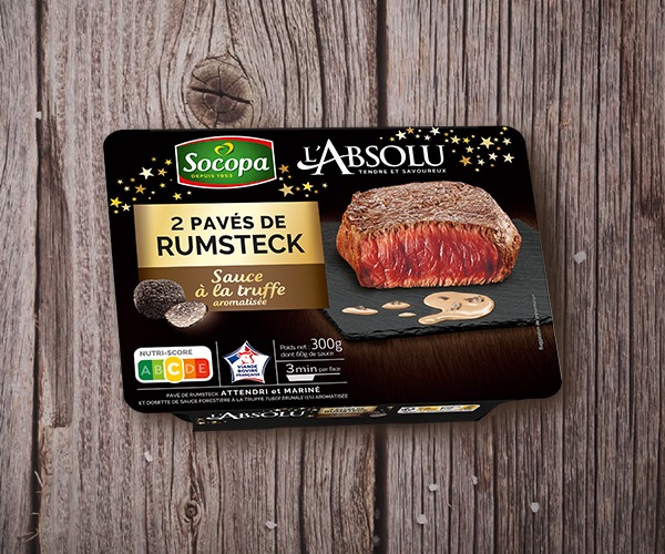 2 Pavés de Rumsteck sauce à la Truffe