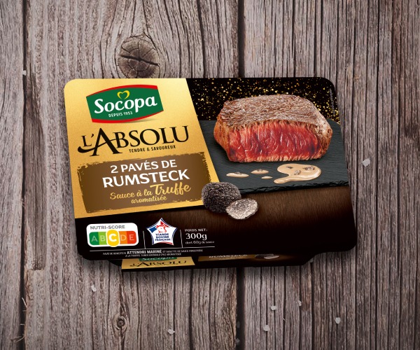 2 Pavés de Rumsteck sauce à la Truffe