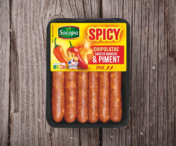 Chipolatas SPICY saveur mangue & piment