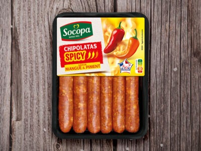 Chipolatas SPICY saveur mangue & piment